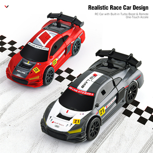 2026 1:64 Aud Mini RC sous licence, Ensemble de voitures de slot racing à double piste, Voiture de jeu de compétition électrique télécommandée pour enfants, Vente en gros - Product Image 6