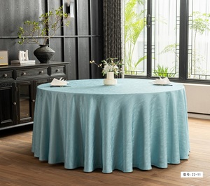 Mantel <span class=keywords><strong>Rectangular</strong></span> Grande con Diseño Redondo <span class=keywords><strong>para</strong></span> Banquetes de Hotel, Bodas y Eventos, Caminos de <span class=keywords><strong>Mesa</strong></span> al por Mayor - Product Image 5