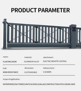 Bán buôn tự động cổng đường lái xe trượt An Ninh cổng tự động cửa trượt tự động đường lái xe có thể thu vào cửa trượt - Product Image 2