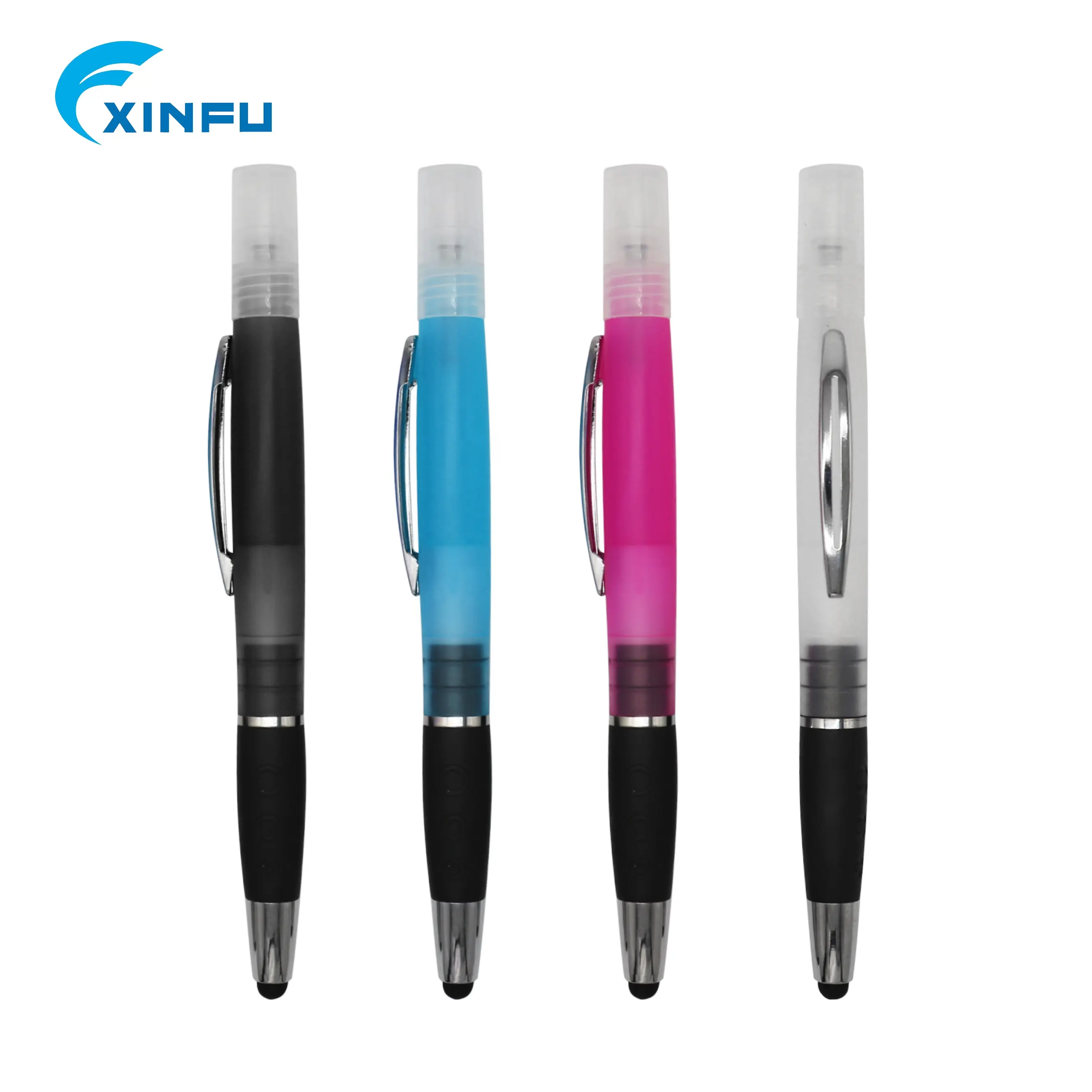 2021 new Empty 3 ML Hand Sanitizer Ballpoint Pen Manufacturer Portable Travel Perfume Bottle Plastic Spray pen