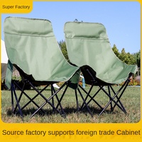 Ruida dossier haut inclinable lune chaise moderne Portable fer en bois massif Table pliante chaise ensemble extérieur jardin Camping pique-nique