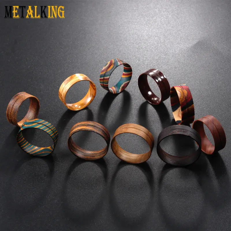 8mm All Kinds Of Nature Solid Wooden Inner Ring , Comfort Fit For Tungsten ,Titanium, Stainless Steel Ring