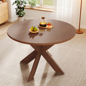 Nouvelle <span class=keywords><strong>table</strong></span> de cuisine <span class=keywords><strong>en</strong></span> MDF au design moderne, style simple, meubles de salle à manger, <span class=keywords><strong>table</strong></span> <span class=keywords><strong>ronde</strong></span> pour cour, patio, appartement, villa, hôtel - Product Image 1