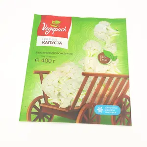 High quality plastic bag manufacturing frozen food packaging for vegetables