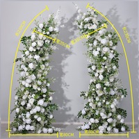 Nouvelle Arche Florale Artificielle 2026 de Haute Qualité, Style Forêt, pour Décoration de Fond de Mariage