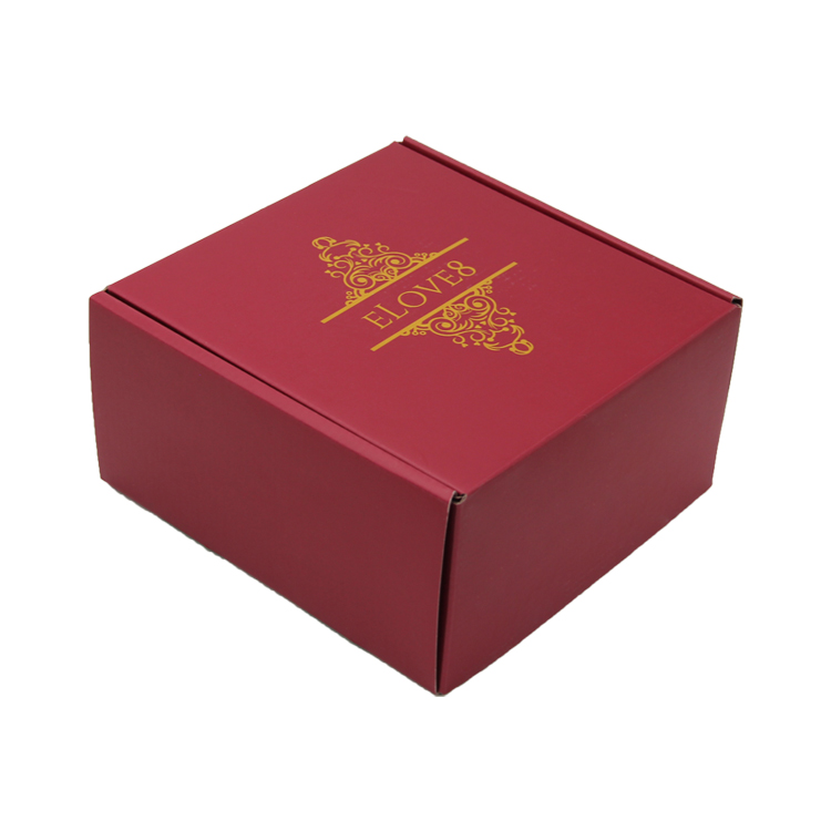 custom print fold holographic corrugated packing small business shipping mailer box packaging with logo