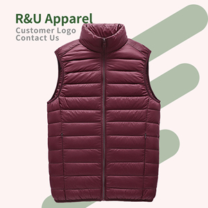 Gilet en duvet léger pour <span class=keywords><strong>homme</strong></span>, pliable pour la chaleur, veste <span class=keywords><strong>sans</strong></span> manches pour l'extérieur en hiver, idéal pour les voyages et la course à pied. - Product Image 5