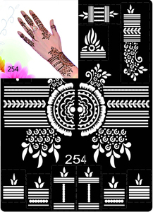 <span class=keywords><strong>Prix</strong></span> usine réutilisable beauté temporaire main <span class=keywords><strong>dessin</strong></span> <span class=keywords><strong>tatouage</strong></span> pochoirs henné inspiré autocollants - Product Image 4
