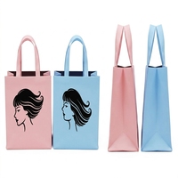 Sacs cadeaux en papier coniques personnalisés, sacs fourre-tout en papier kraft avec logo, sacs de shopping de luxe pour emballages cadeaux de boutique