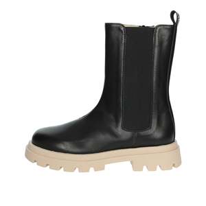 Botines de tobillo bajo para niña Florens, negros, F4325, suela gruesa - Product Image 1