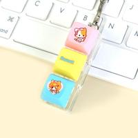 Porte-clés personnalisé Vograce avec capuchon de clavier anti-stress