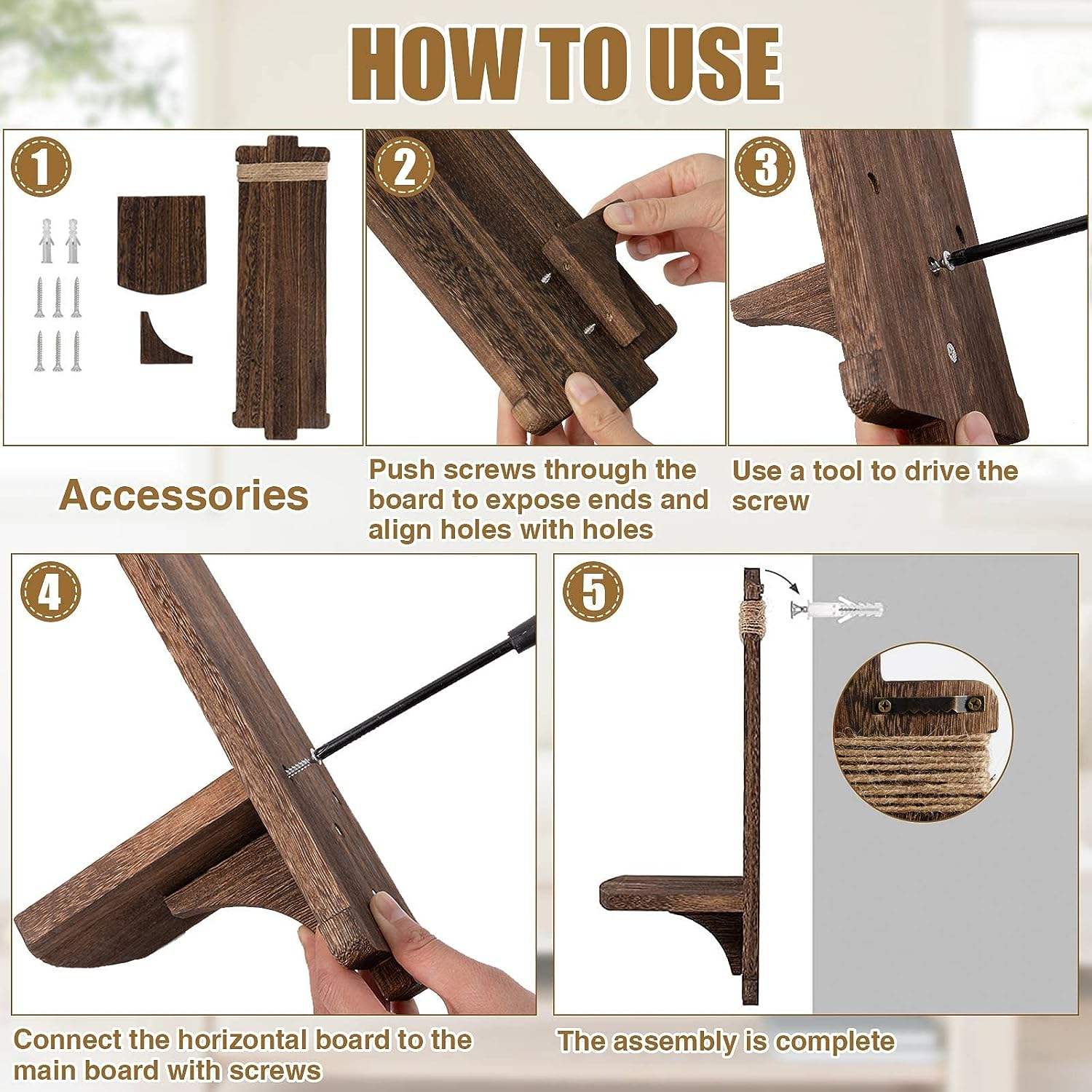 Set Di 2 Portacandele Da Parete Vintage In Metallo Nero - Applique Decorative Per Candele A Colonna - Foto 4