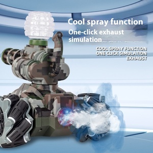 Tanque RC para niños transfronterizo, <span class=keywords><strong>Sensor</strong></span> de gestos de coche, bomba de agua controlada, lanzamiento de camuflaje, vehículo blindado, juguetes para niños - Product Image 1