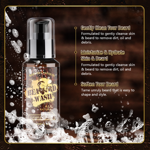 <span class=keywords><strong>Savon</strong></span> nettoyant biologique pour hommes avec marque personnalisée shampooing pour barbe prix de gros - Product Image 5