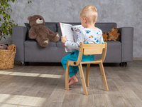Tabouret pliant pour enfants 2-en-1 convertible en bois, chaise pliable pour cuisine et salle de bain, fournisseurs OEM/ODM