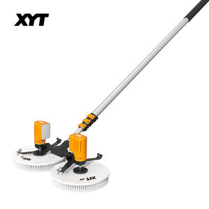 Brosse de Nettoyage Électrique Double Tête X43 XYT avec Perche Télescopique, Brosse Douce pour Nettoyage à l'Eau de Panneaux Solaires, Machine de Nettoyage de Panneaux - Product Image 5
