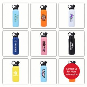Bouteille d'eau antibactérienne réutilisable avec logo personnalisé 750 ml/950 ml, avec manchon en silicone pour bouteille d'eau de sport avec poignée - Product Image 3