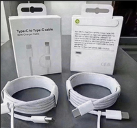 2 in 1 Pabrik Grosir Kabel Pengisian Cepat USB-C ke USB-C 5A 1m 2m 240W untuk Komputer Kamera 15/16/17 Macbook & Printer