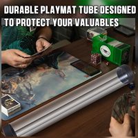 Tube en plastique acétate suspendu compact transparent pour l'affichage et l'emballage de petits objets