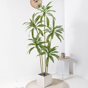 Piante Artificiali Dracaena Fragrans, Alberi Finti per Decorazione Casa, Ufficio, Interni, <span class=keywords><strong>Regalo</strong></span> di Inaugurazione Casa - Product Image 3