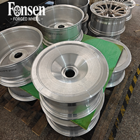 Jantes en alliage d'aluminium forgées de 17, 18, 19, 20, 21, 22, 24 pouces, 5 branches, 5x114.3, 5x120, 5x130, finition chromée argentée personnalisée