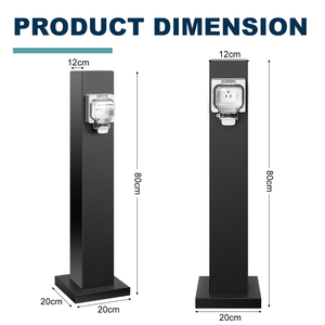 Cơ sở điện thương mại ngoài trời không thấm nước mưa thời tiết với bảo vệ rò rỉ IP66 - Product Image 2