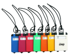 Étiquettes de bagages personnalisées en ABS imprimées UV, simples et portables, pour les nouveaux cadeaux promotionnels – Étiquettes d'identification de valise durables et personnalisées avec sangle - Product Image 1