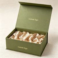 Boîte cadeau magnétique de luxe écologique personnalisée avec poignée, grande boîte d'emballage rigide pliable en papier