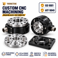 Boîtiers de capteurs de couple pour robots, usinage CNC 5 axes, composant en aluminium basé sur dessin pour systèmes de détection de force