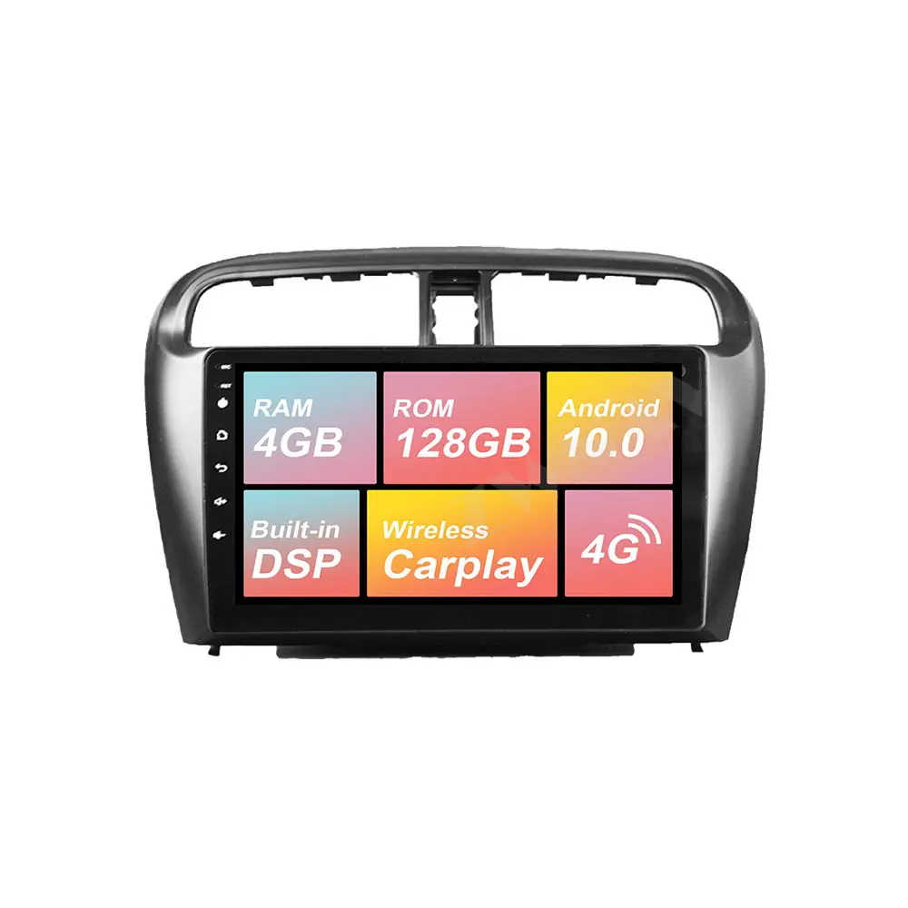 Voor Mitsubishi Attrage 2012-2016 Android 10.0 Auto Geen Dvd-speler Gps Navigatie Auto Radio Stereo Head Unit Multimedia speler PX6