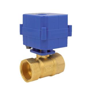 Válvula de Bola Eléctrica Miniatura de Alto Torque DN25 de Dos Vías, ADC9-24V 220V, para Control de Agua, Gas y Aceite, Compatible con OEM - Product Image 2