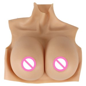 K ถ้วยเต้านมซิลิโคนรูปแบบสมจริงปลอม Boobs หัวนม Enhancer Crossdresser หญิง Transgender ชุดคลุมเตียง K ถ้วย - Product Image 4