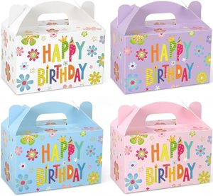 Boîtes à friandises personnalisées en couleur, en vrac, 24 pièces, boîtes à friandises en papier arc-en-ciel, en stock, pour les fêtes d'anniversaire des enfants, emballage de cadeaux - Product Image 4
