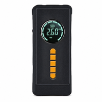 Démarreur de voiture portable 12V avec batterie externe, pompe à air intégrée et manomètre de pression des pneus - Appareil tout-en-un pour démarrage et gonflage