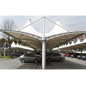 Structure de membrane tendue PVDF pour auvent de garage, abri de voiture, auvent de stationnement, abri de voiture, prix de gros - Product Image 6