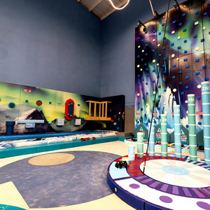 チアーアミューズメントによるカスタムウィンターテーマ屋内アドベンチャーパーク、屋内遊園地、ロープコース、クライミングウォールのターンキーデザイン - Product Image 1