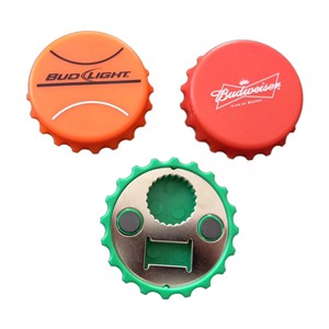 Abridor de Botellas Magnético Redondo de Acero Inoxidable y ABS Ecológico, Apto para Lavavajillas, de 3.1 Pulgadas, Manual, para Refrigerador, <span class=keywords><strong>Happyway</strong></span> - Product Image 1