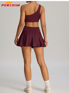 Rok Mini Tenis Golf Polos Bernapas 2 in 1 Dengan Saku Tersembunyi Pakaian Olahraga Wanita Workout Gym Golf Activewear Ropa De Mujer - Product Image 5