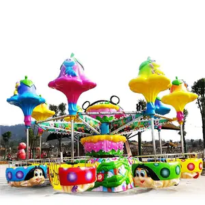 Flying chairs swing ride for sale ride for saleswing ride for sale small amusement park rotating mini swing kids flying chair