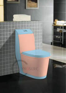 Wholesale cheap ceramic sanitary ware suite Wc washbasin set sink P trap bathroom <b>toilet</b> - Product Image 5