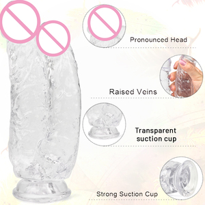 Dildo de Doble Extremo Realista para Principiantes, Dildo de Silicona Enorme y Realista, Estimulación del Punto G, Juguetes Sexuales para Adultos Orgásmicos - Product Image 2