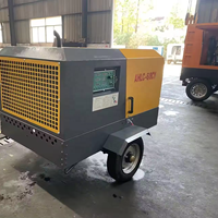 Compresseur d'air rotatif à vis, portable, robuste, à moteur diesel, pour l'exploitation minière et le forage de construction