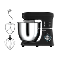 Mixeur plongeant électrique portable de 10 L, robuste, avec 6 vitesses variables, récipient en acier inoxydable pour usage domestique et hôtelier
