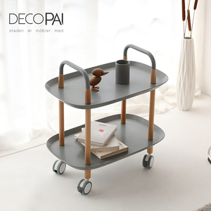 plantas polea simple sofá de la sala de lado moderno mesa de té multi-functuional comedor habitación carro - Product Image 2