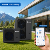 Pompe à chaleur air-eau WIFI pour chauffage et refroidissement, fabricant de pompes à chaleur mini DC Inverter R32, chauffe-eau pour piscine