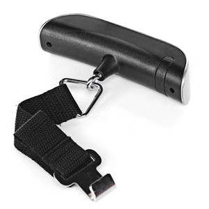 Stilvolle tragbare elektronische Hänge haken gepäck waage Neue Kapazität von 50kg/10g mit einer Genauigkeit von 0,1g, exaktes Gewichts messgerät für unterwegs - Product Image 5