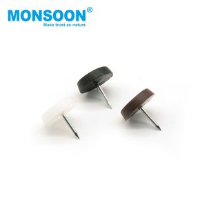 Pièce de base de meuble Quincaillerie de <span class=keywords><strong>protection</strong></span> du sol <span class=keywords><strong>Chaise</strong></span> en caoutchouc Table de canapé Patte mobile Coussinets coulissants Pieds de meuble en plastique Glide Nail - Product Image 2