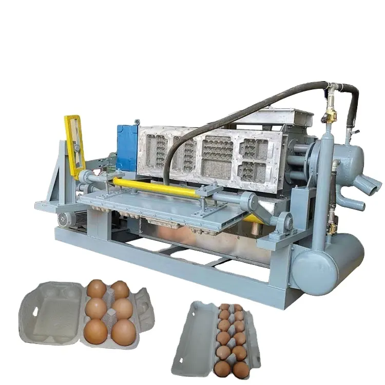 Hoàn toàn tự động khay trứng máy/tái chế giấy trứng carton Hộp trứng máy đóng gói