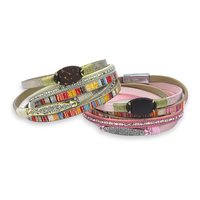 Bracelet NFC Bracelet en cuir de coquille de noix de coco 1000 + verset Caractère réglable Pas d'application Personnalisation Bible Verset OEM/ODM Contrôle d'accès