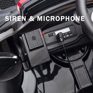 Dalisi, nuevo coche de policía Dodge para niños con licencia, coche de juguete con Control remoto eléctrico de plástico de 12V para que conduzcan los niños - Product Image 4